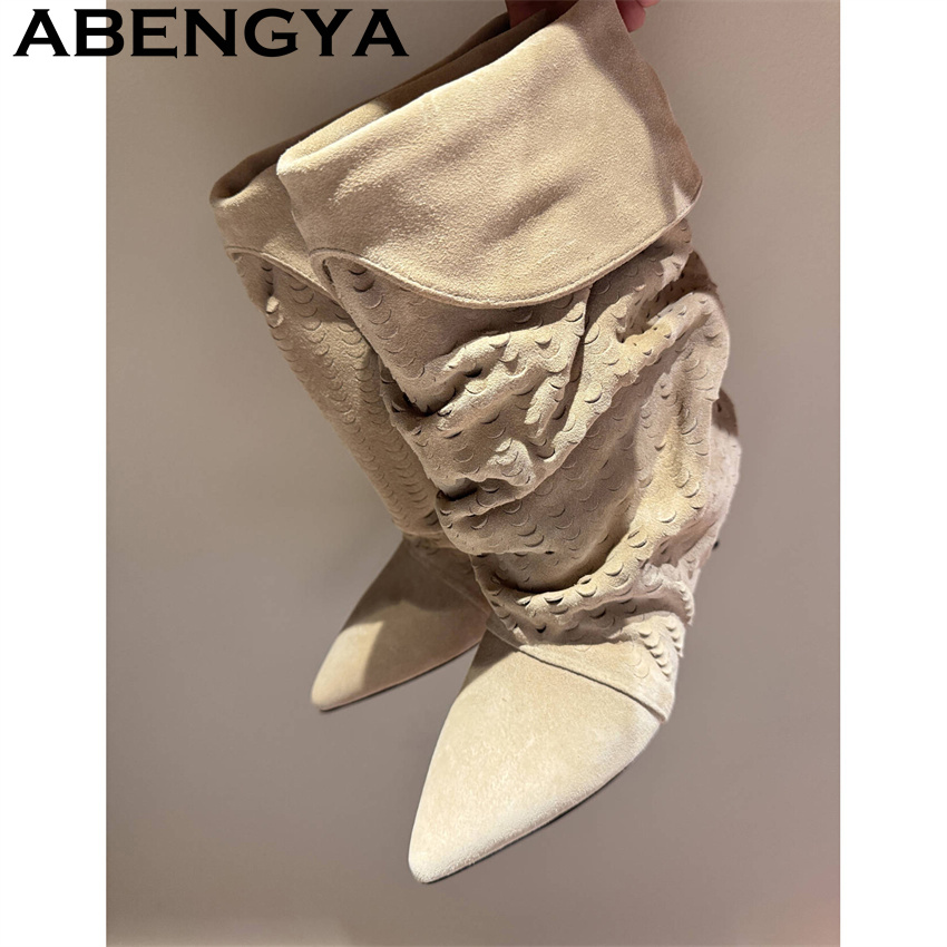 New Ethnic Fashion - Women's Mid Calf Short Boots 2026